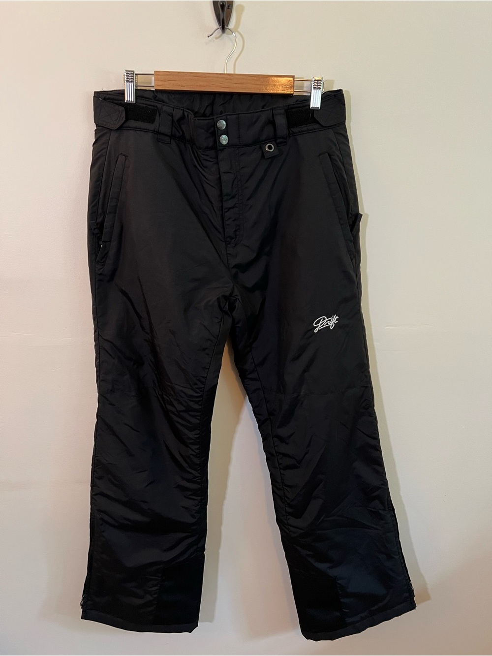Drift Men’s Snow Pants Medium Black Insulated Ski Snowboard Winter